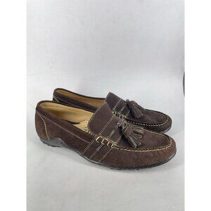 Martin Dingman Suede Tassel Penny Loafers Men’s Dress Shoes 9.5 532011 Brazil